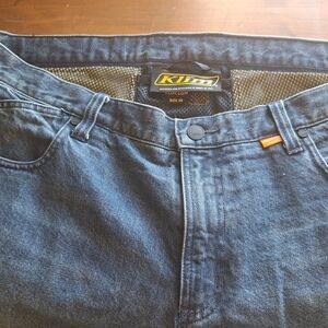 Klim Men's Relaxed Fit Motorcycle Riding Jeans - Classic Blue